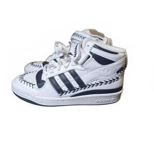 Adidas New Aaron Judge High-Top Sneakers White and Navy, size 5